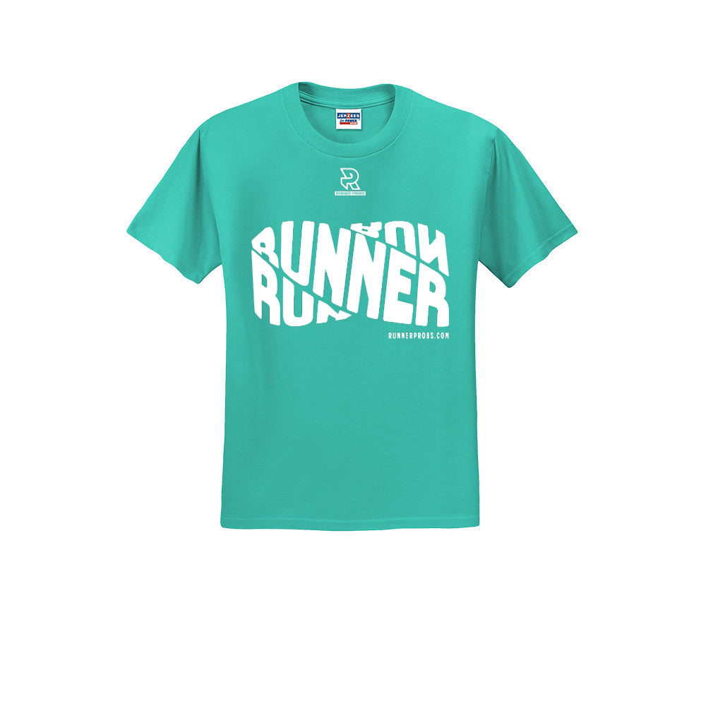 RUNNER DNA (White) - Short Sleeve Cotton Tee