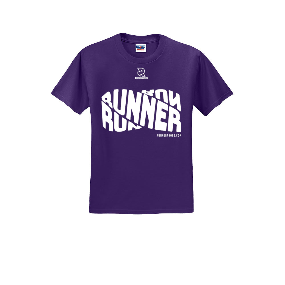 RUNNER DNA (White) - Short Sleeve Cotton Tee