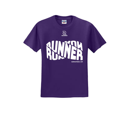 RUNNER DNA (White) - Short Sleeve Cotton Tee