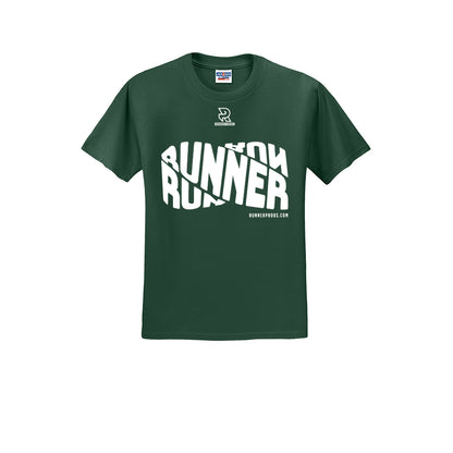RUNNER DNA (White) - Short Sleeve Cotton Tee