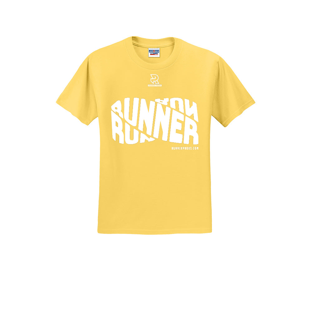 RUNNER DNA (White) - Short Sleeve Cotton Tee