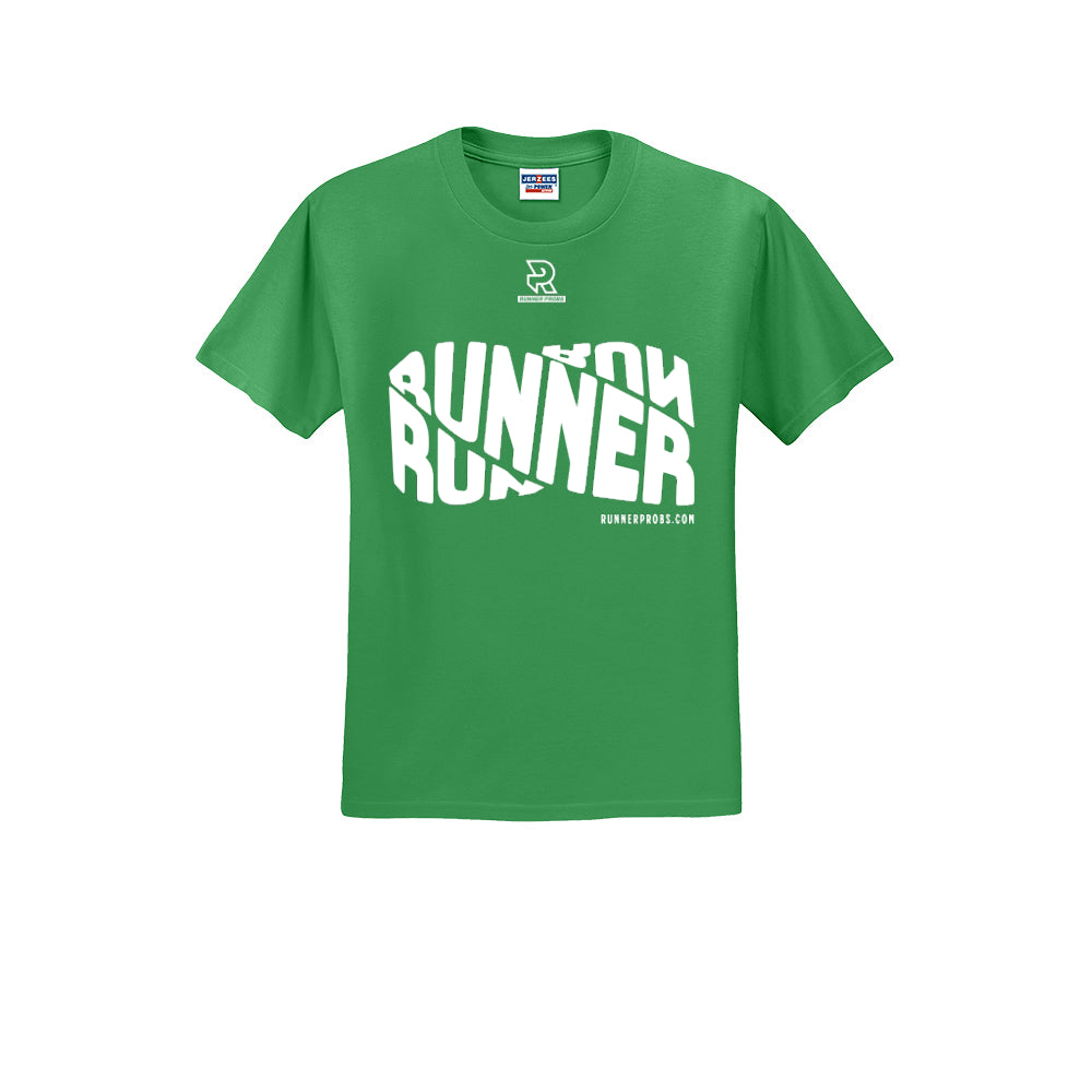 RUNNER DNA (White) - Short Sleeve Cotton Tee