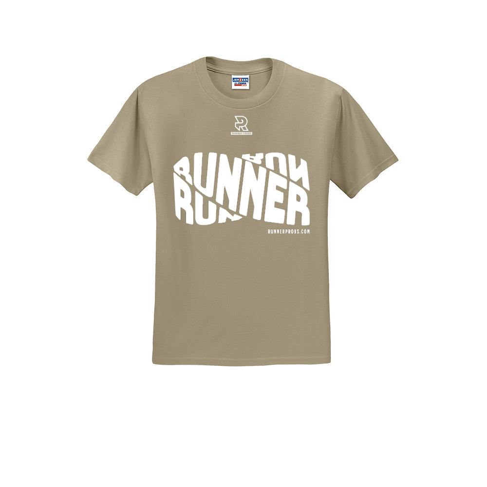 RUNNER DNA (White) - Short Sleeve Cotton Tee
