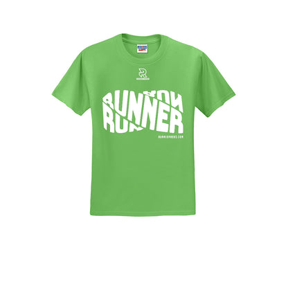 RUNNER DNA (White) - Short Sleeve Cotton Tee