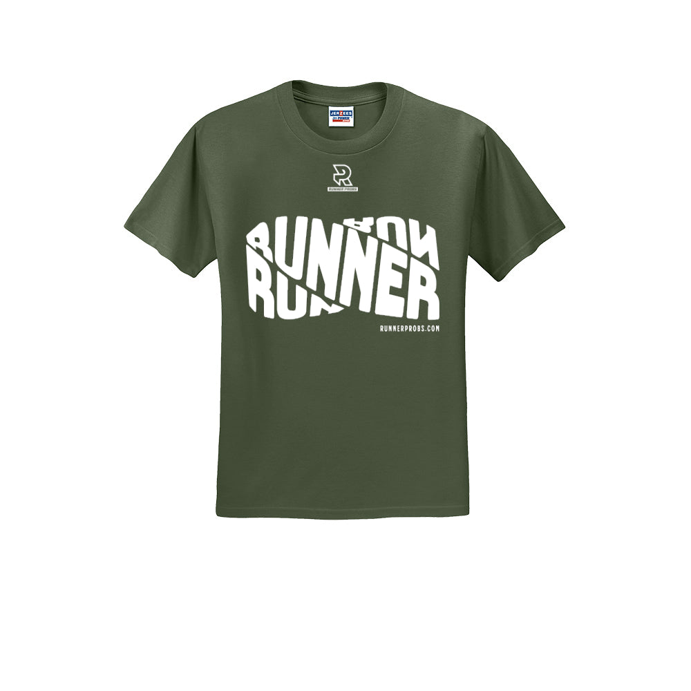 RUNNER DNA (White) - Short Sleeve Cotton Tee