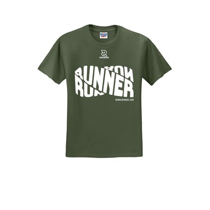 RUNNER DNA (White) - Short Sleeve Cotton Tee