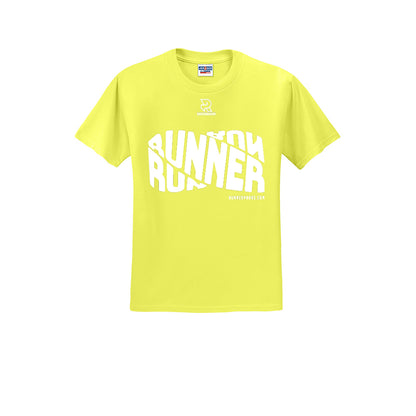 RUNNER DNA (White) - Short Sleeve Cotton Tee