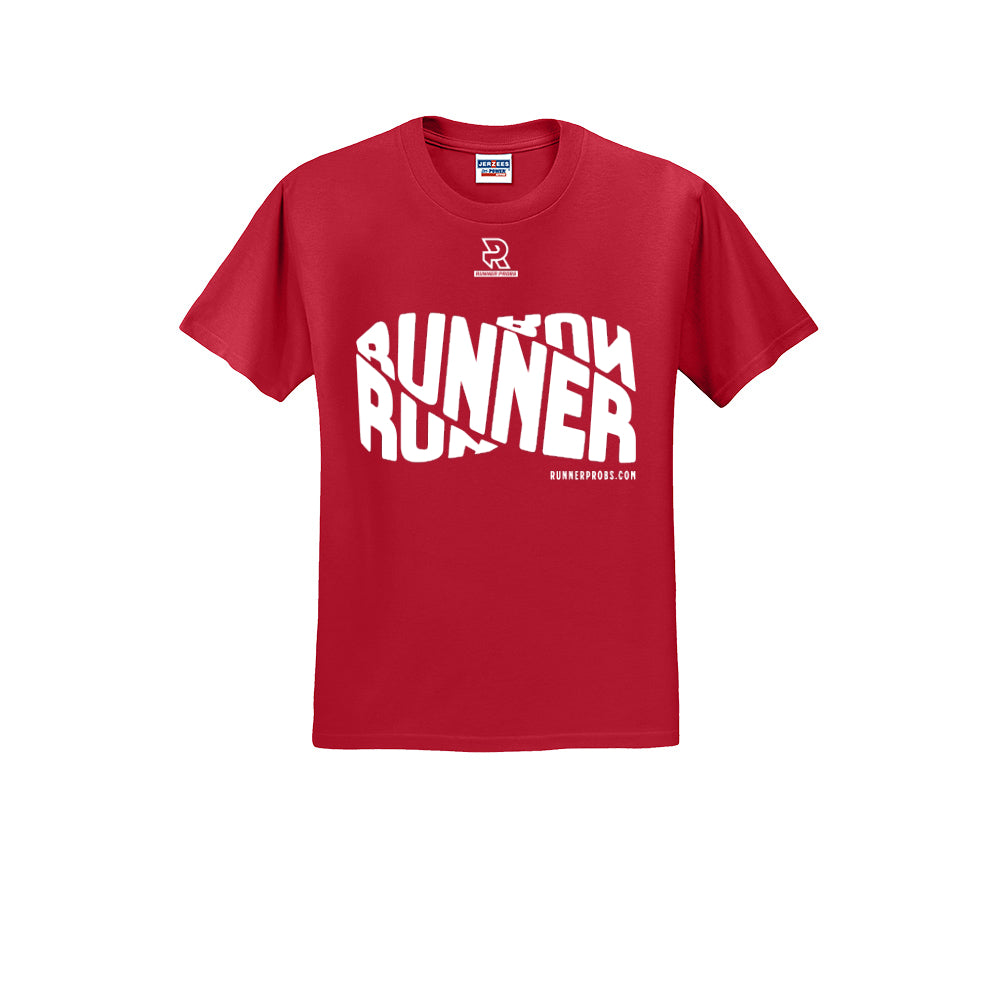 RUNNER DNA (White) - Short Sleeve Cotton Tee