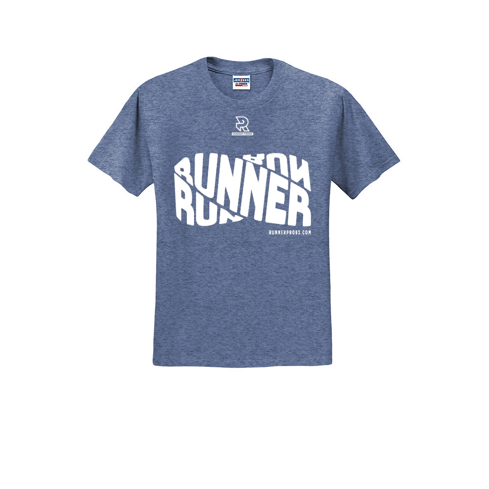 RUNNER DNA (White) - Short Sleeve Cotton Tee