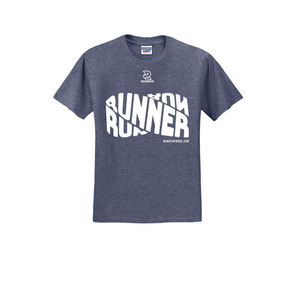 RUNNER DNA (White) - Short Sleeve Cotton Tee