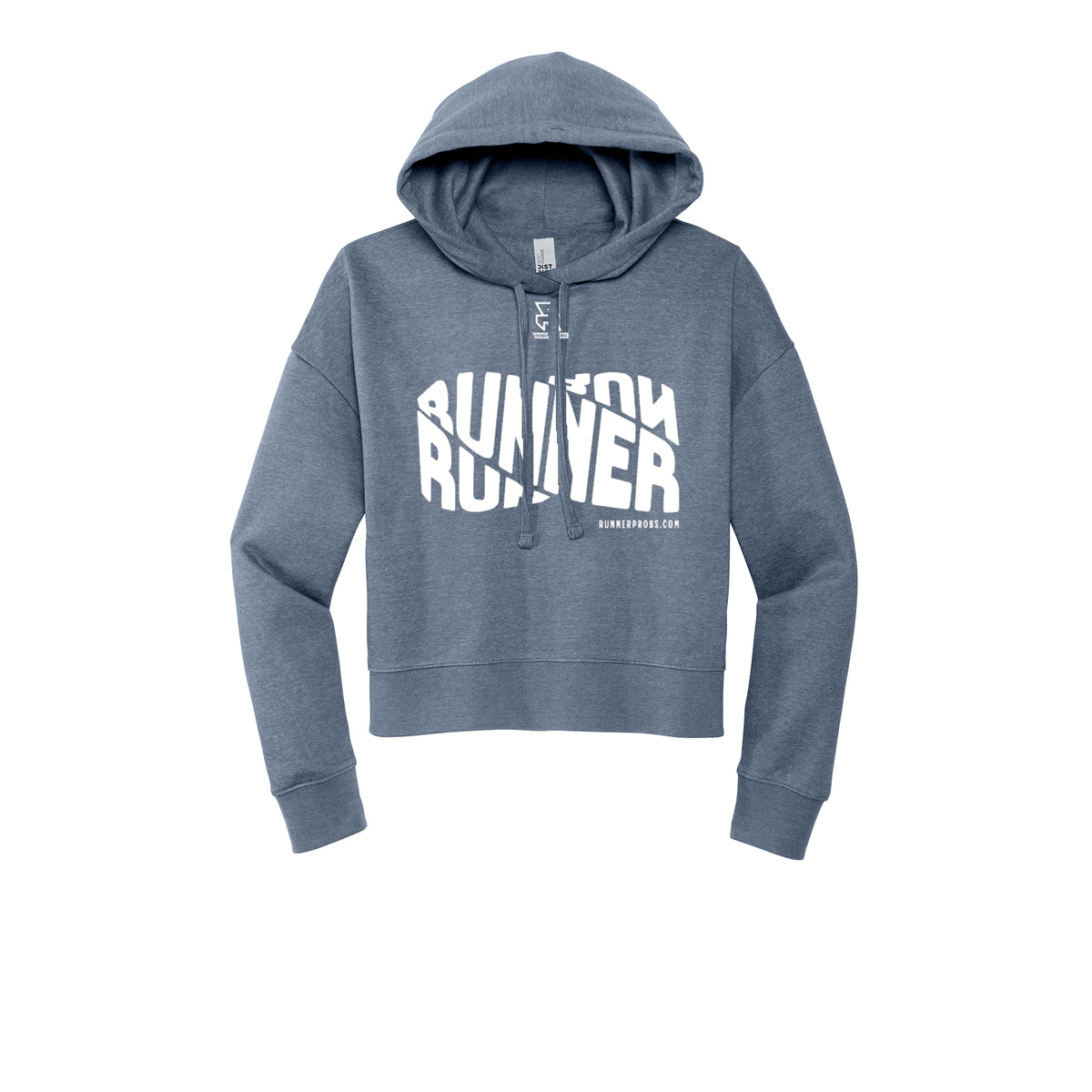 RUNNER DNA (White) - Womens Fleece Hoodie