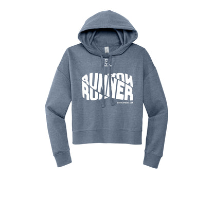 RUNNER DNA (White) - Womens Fleece Hoodie