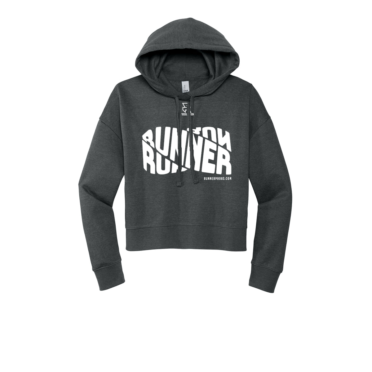 RUNNER DNA (White) - Womens Fleece Hoodie