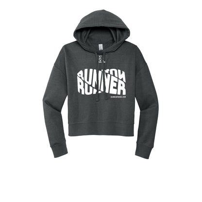 RUNNER DNA (White) - Womens Fleece Hoodie
