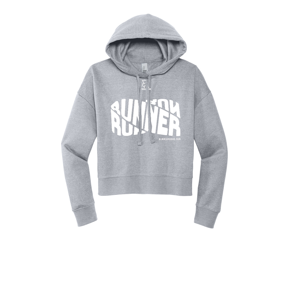 RUNNER DNA (White) - Womens Fleece Hoodie