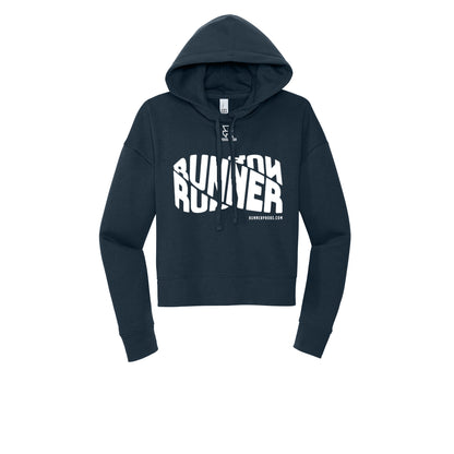 RUNNER DNA (White) - Womens Fleece Hoodie