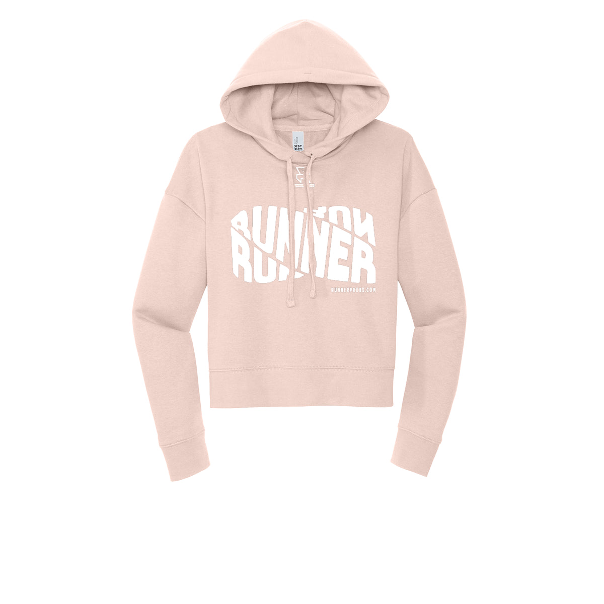 RUNNER DNA (White) - Womens Fleece Hoodie