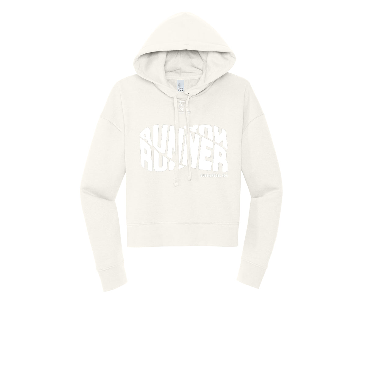 RUNNER DNA (White) - Womens Fleece Hoodie