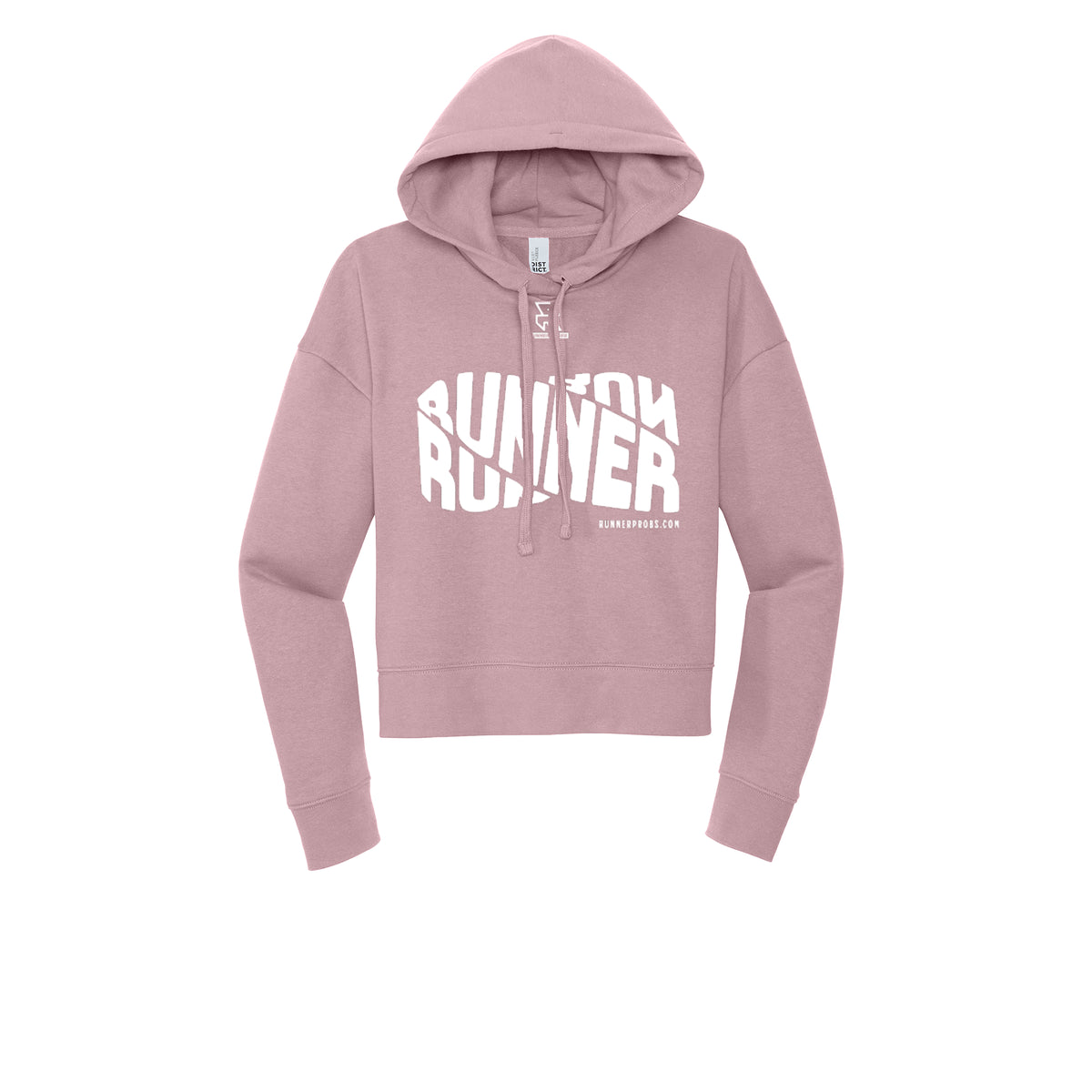 RUNNER DNA (White) - Womens Fleece Hoodie