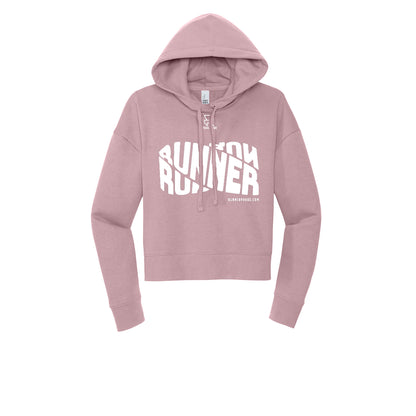 RUNNER DNA (White) - Womens Fleece Hoodie