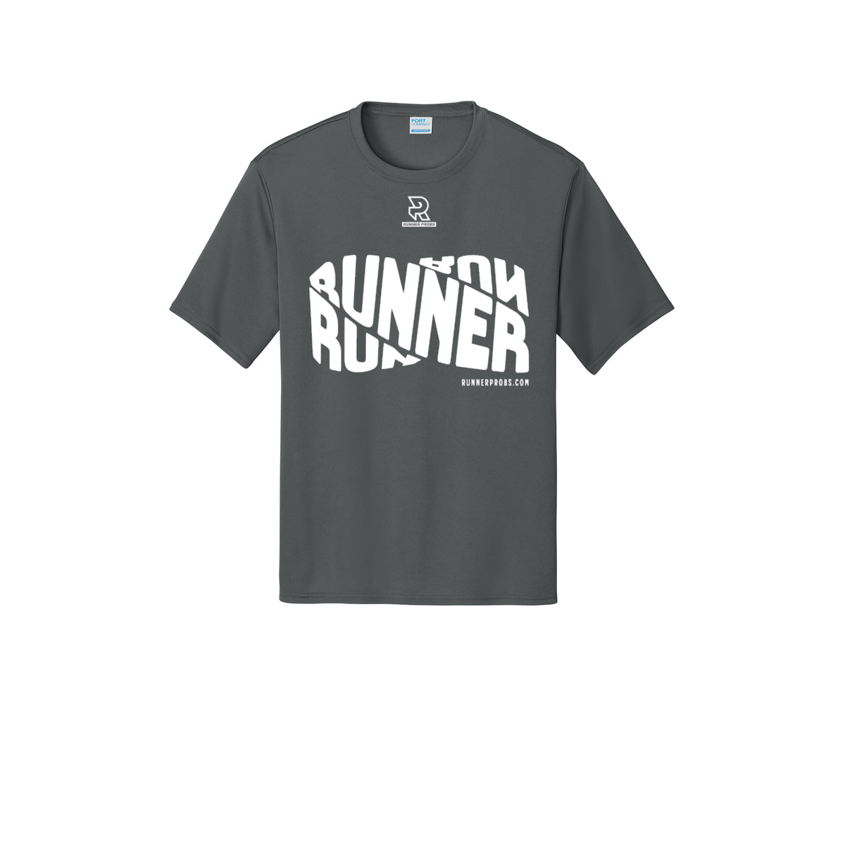 RUNNER DNA (White) - Short Sleeve Performance Tee