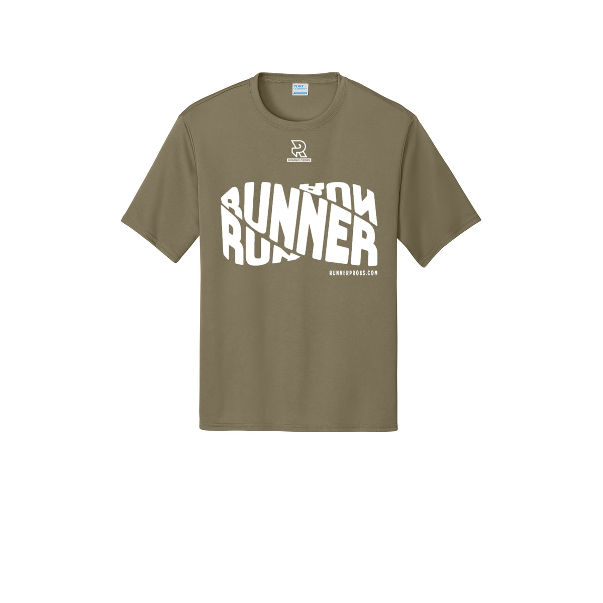 RUNNER DNA (White) - Short Sleeve Performance Tee