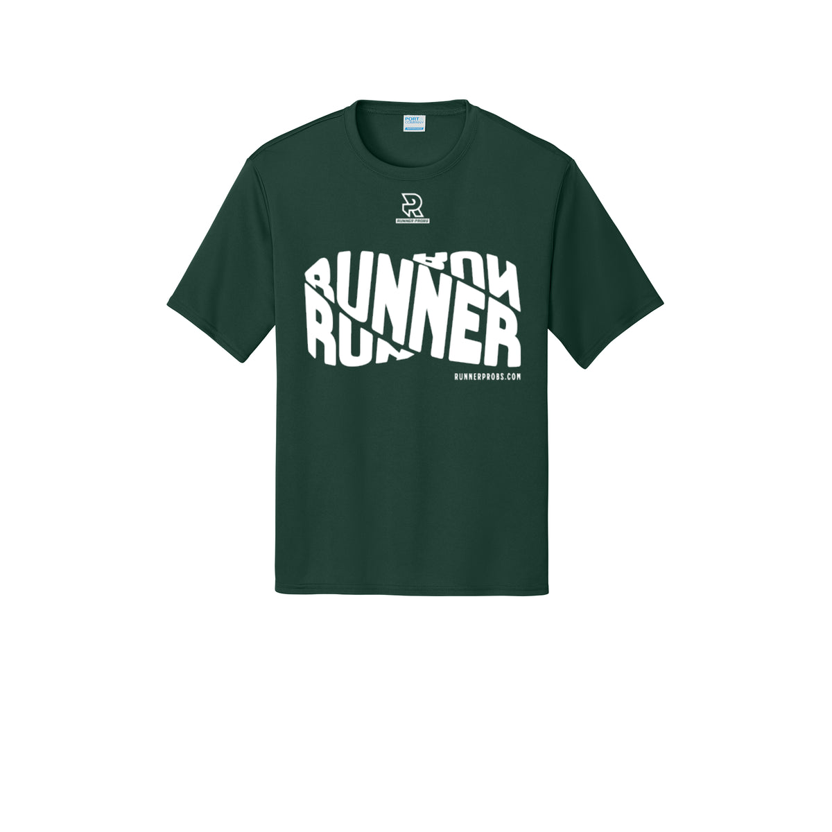 RUNNER DNA (White) - Short Sleeve Performance Tee