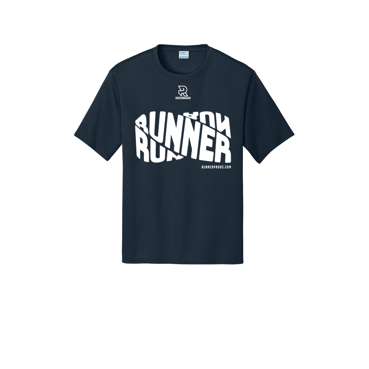 RUNNER DNA (White) - Short Sleeve Performance Tee