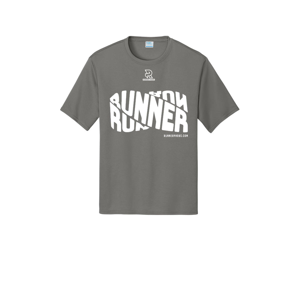 RUNNER DNA (White) - Short Sleeve Performance Tee