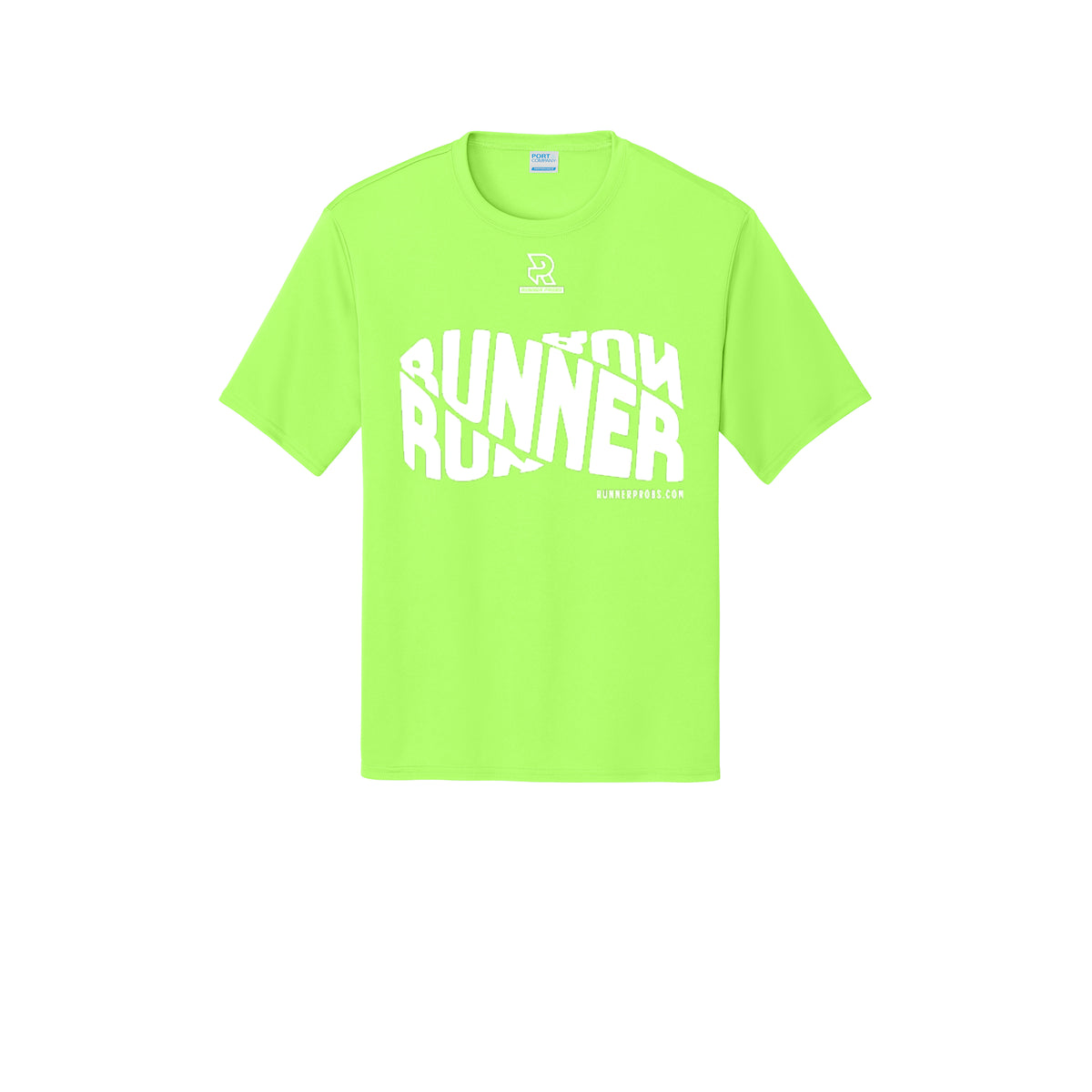 RUNNER DNA (White) - Short Sleeve Performance Tee
