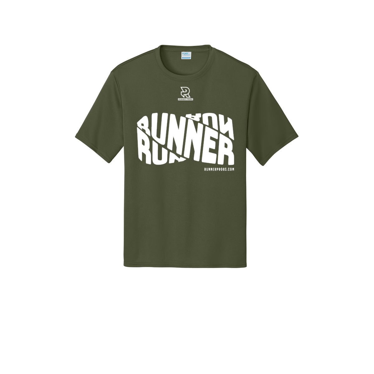RUNNER DNA (White) - Short Sleeve Performance Tee