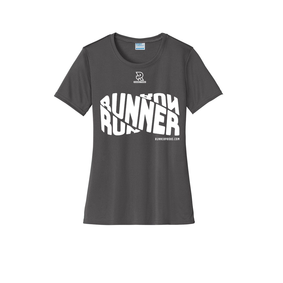 RUNNER DNA (White) - Womens Short Sleeve Performance Tee