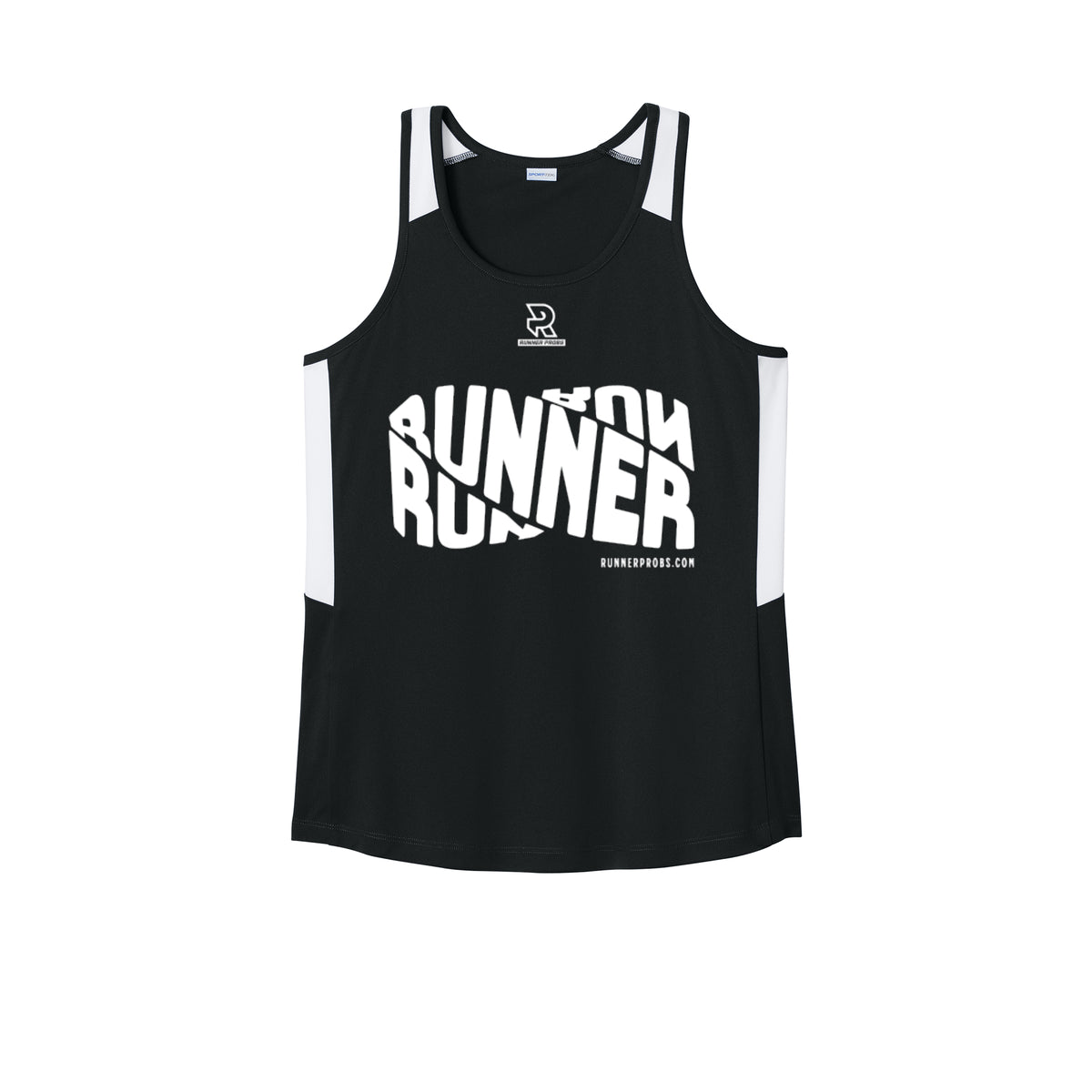 RUNNER DNA (White) - Womens Club Track Tank