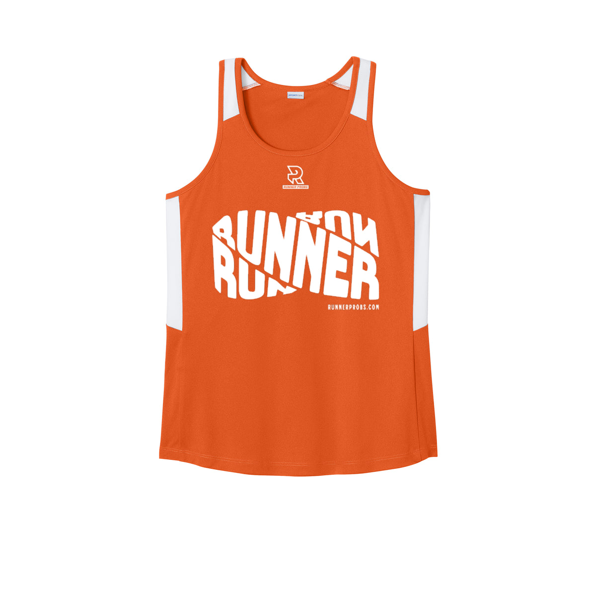 RUNNER DNA (White) - Womens Club Track Tank