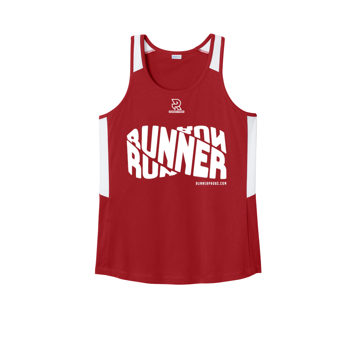 RUNNER DNA (White) - Womens Club Track Tank