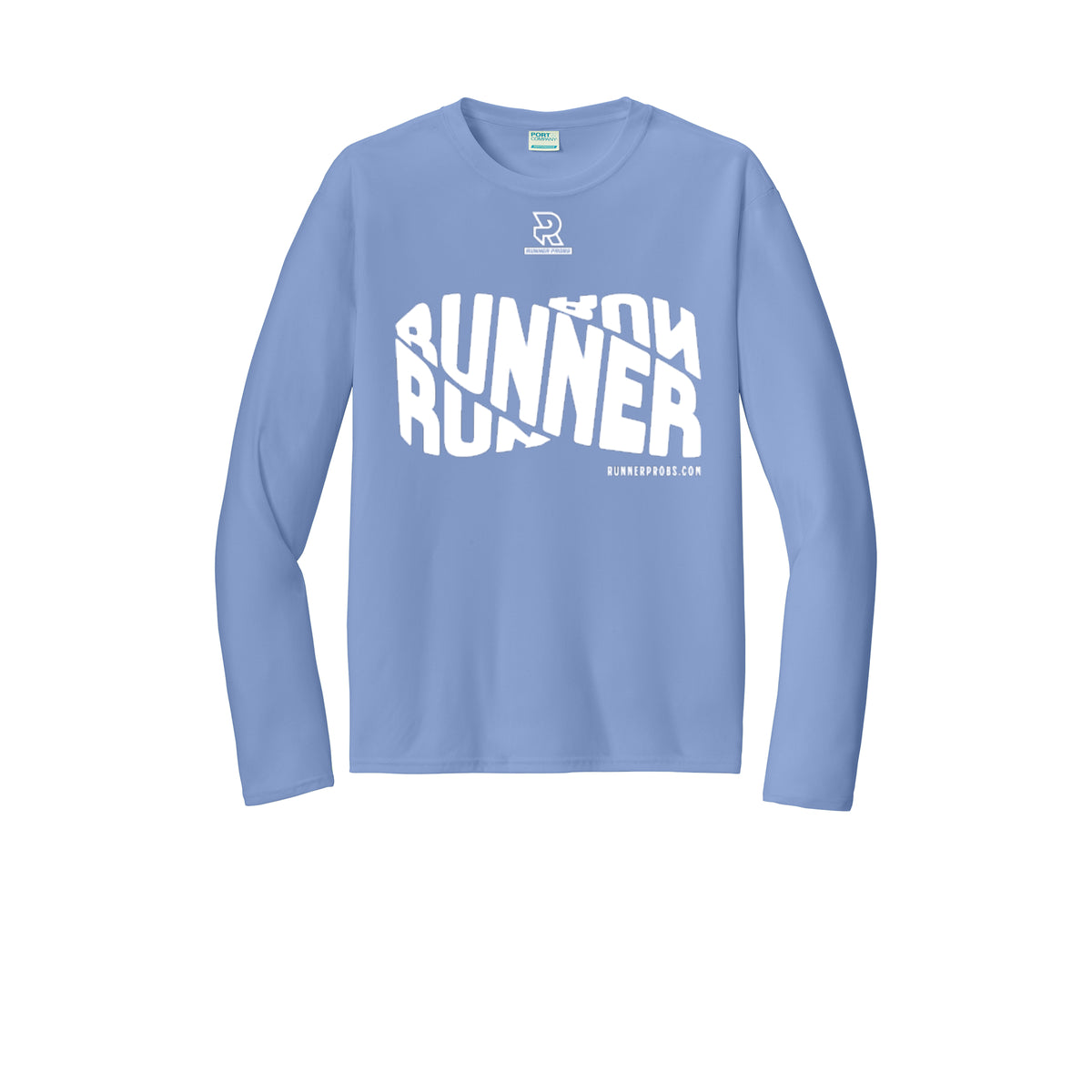 RUNNER DNA (White) - Long Sleeve Performance Tee