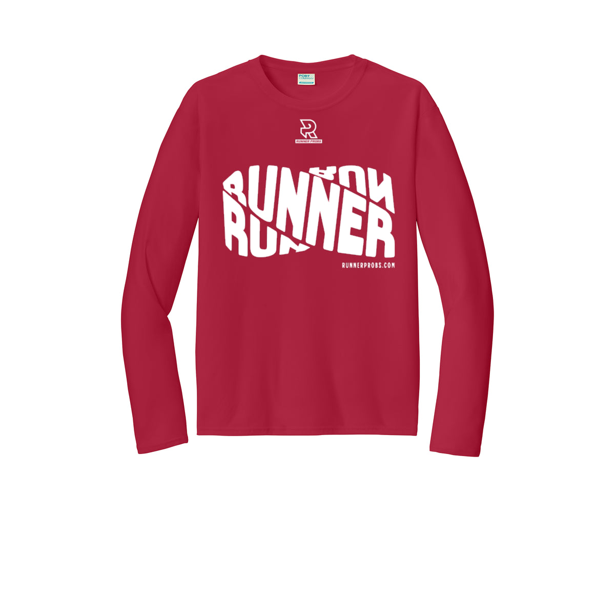 RUNNER DNA (White) - Long Sleeve Performance Tee