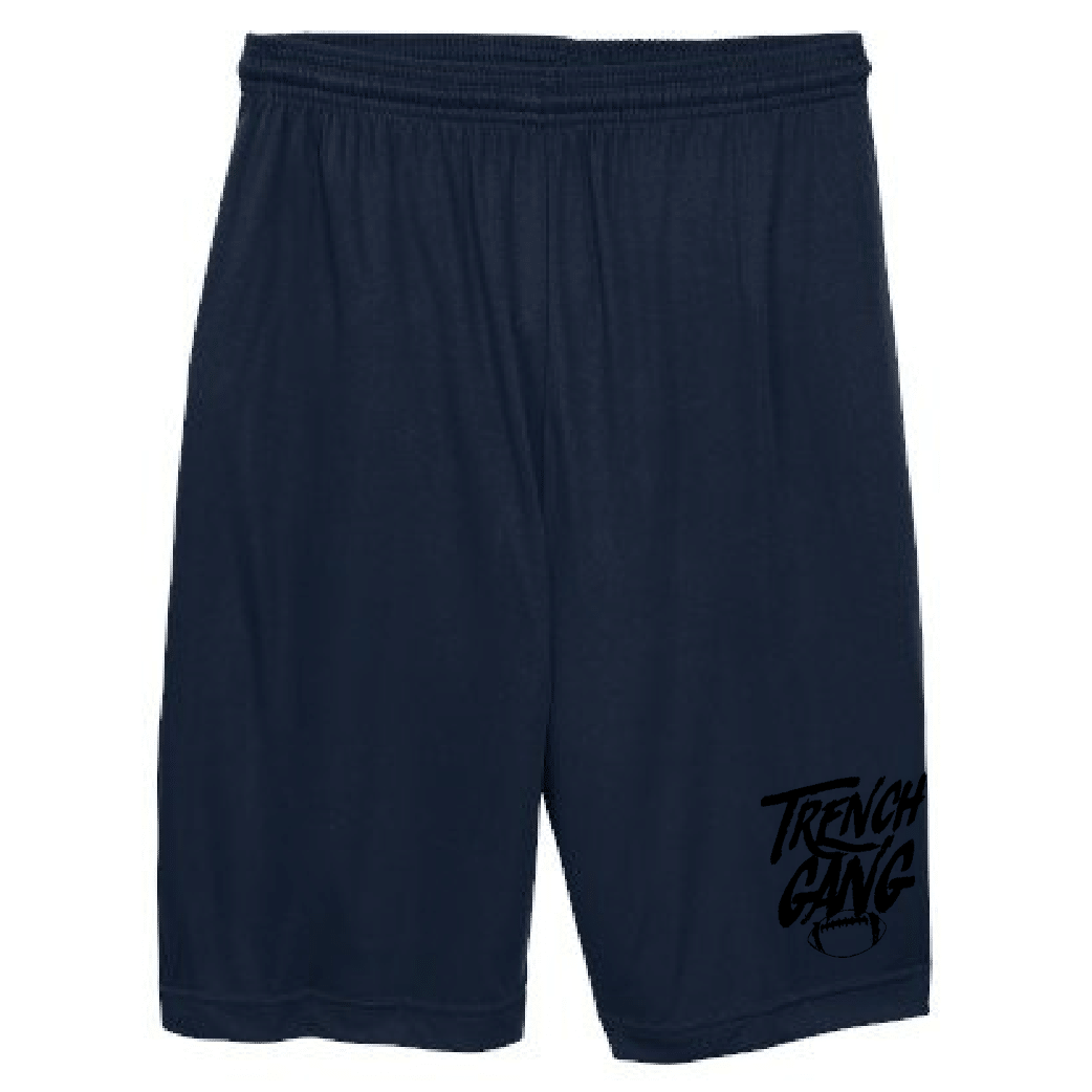 TRENCH GANG (Black) - Competitor Shorts