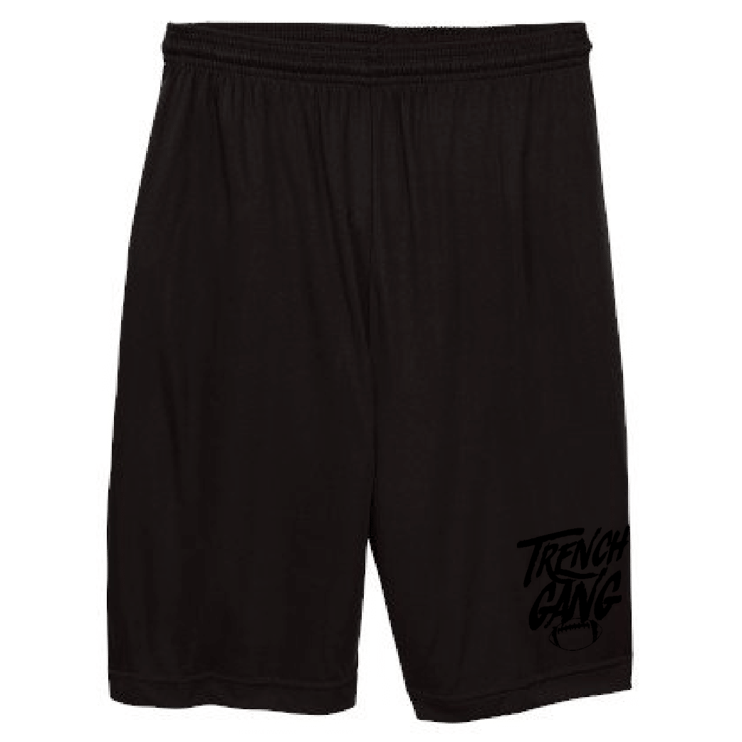 TRENCH GANG (Black) - Competitor Shorts