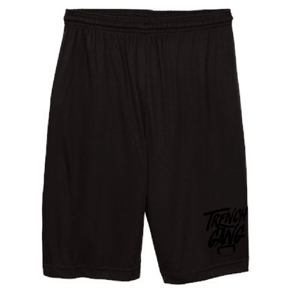 TRENCH GANG (Black) - Competitor Shorts