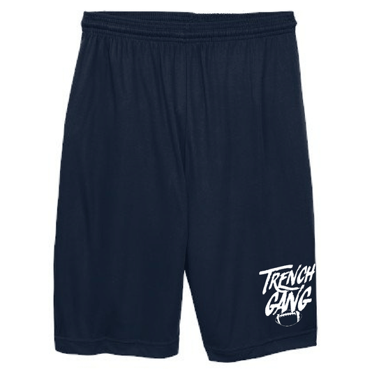 TRENCH GANG (White) - Youth Competitor Shorts