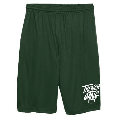 TRENCH GANG (White) - Competitor Shorts