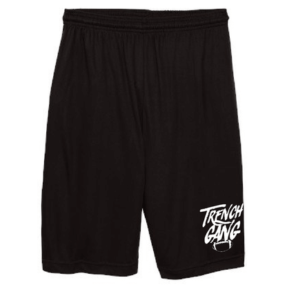 TRENCH GANG (White) - Youth Competitor Shorts