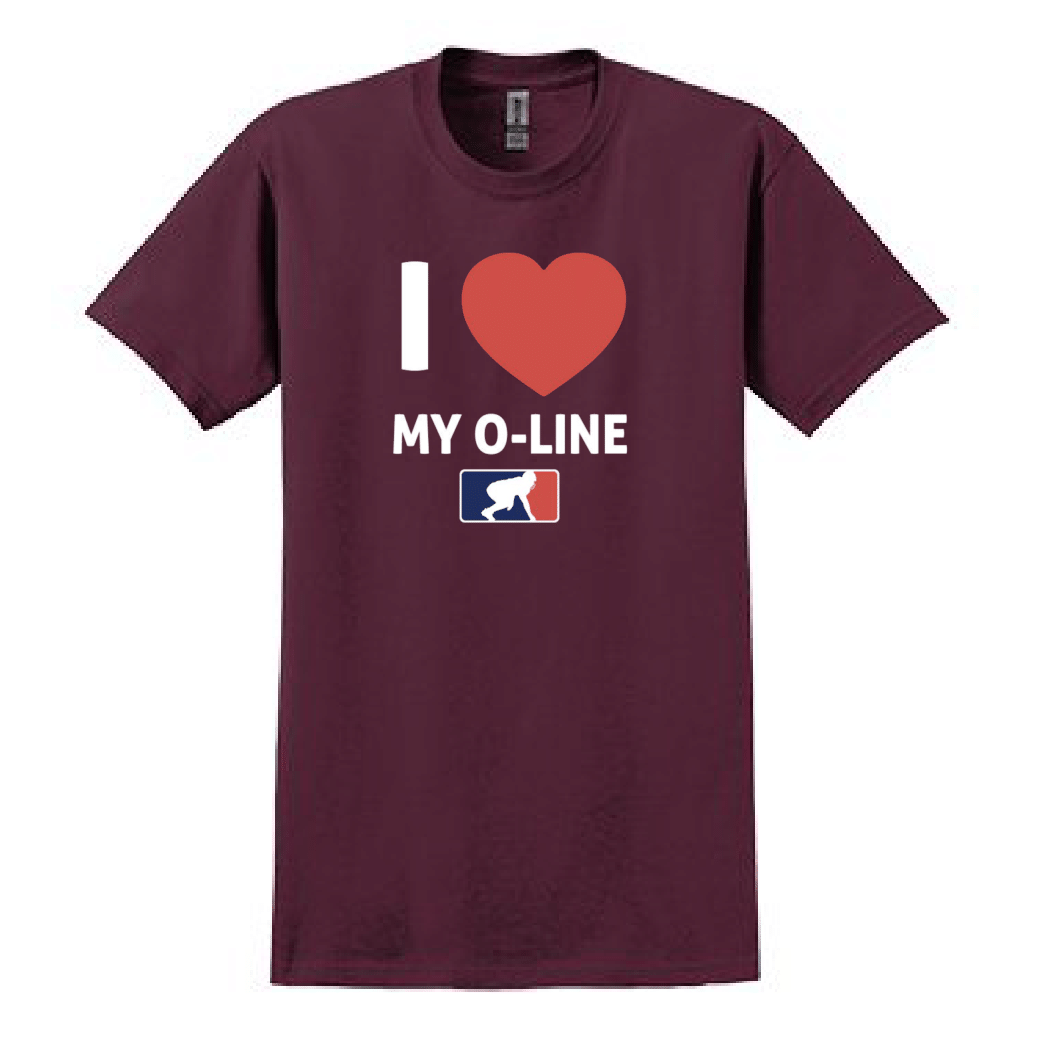 I <3 MY O-LINE - Youth T-Shirt
