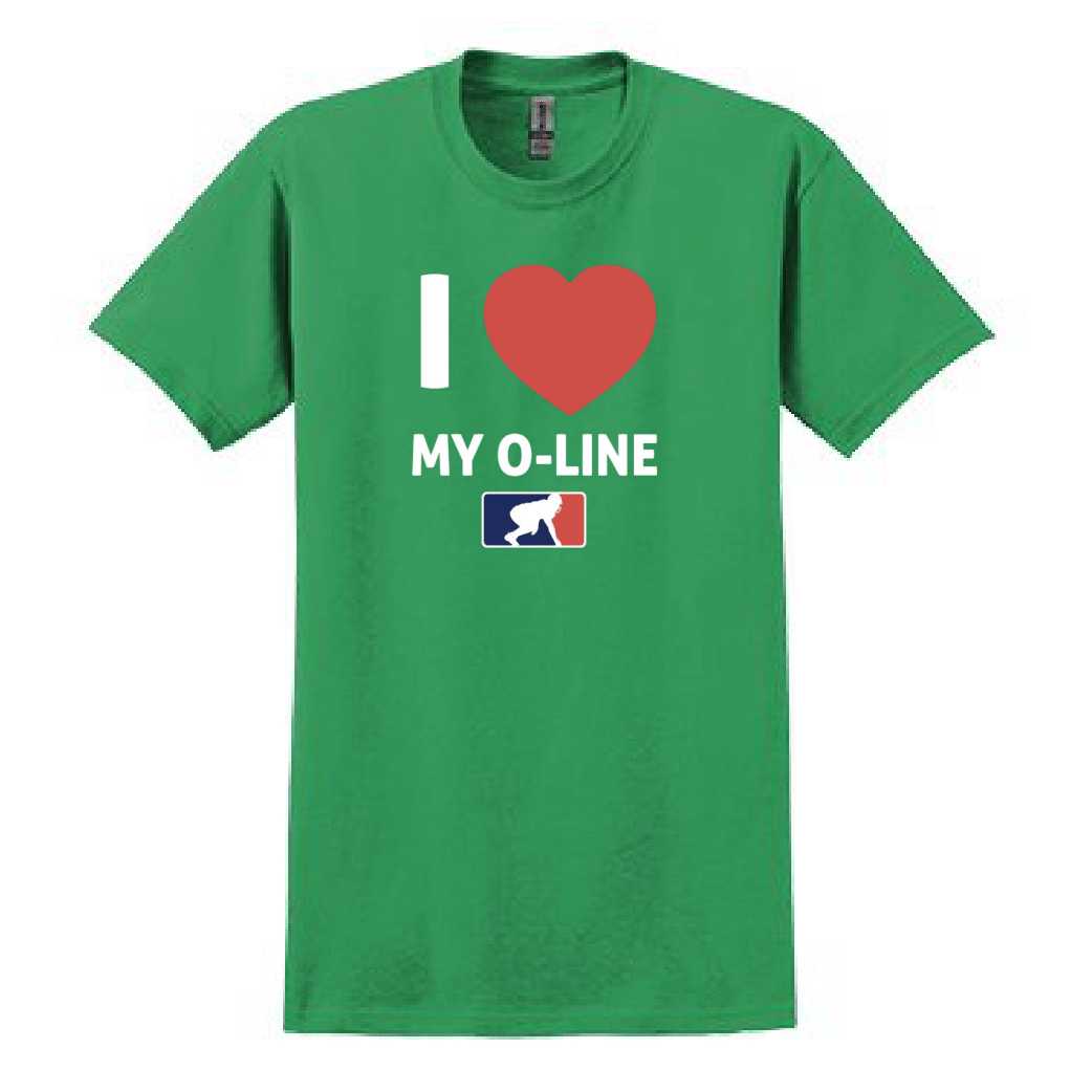 I <3 MY O-LINE - Youth T-Shirt