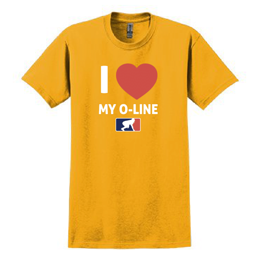 I <3 MY O-LINE - Youth T-Shirt