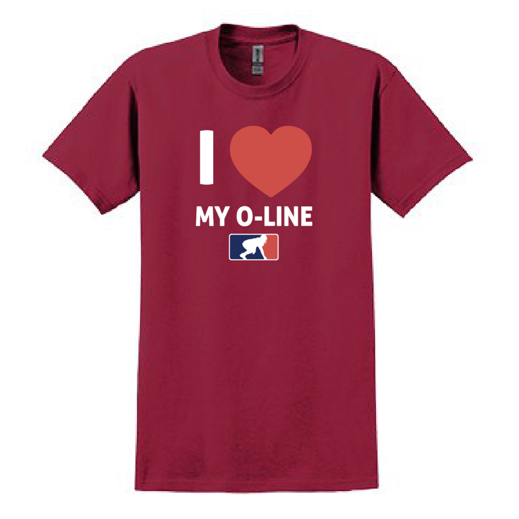 I <3 MY O-LINE - Youth T-Shirt