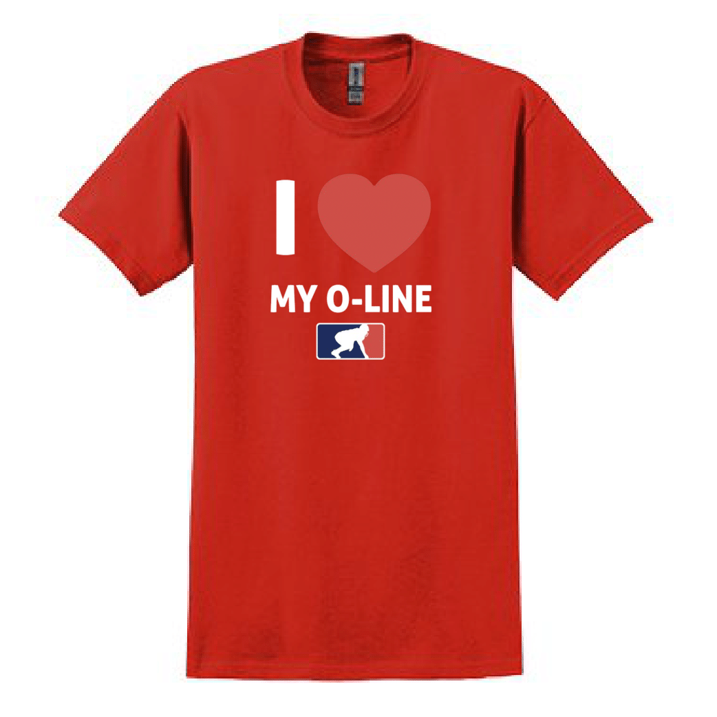 I <3 MY O-LINE - Youth T-Shirt