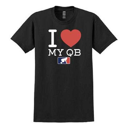 I <3 MY QB - Heavyweight T-Shirt