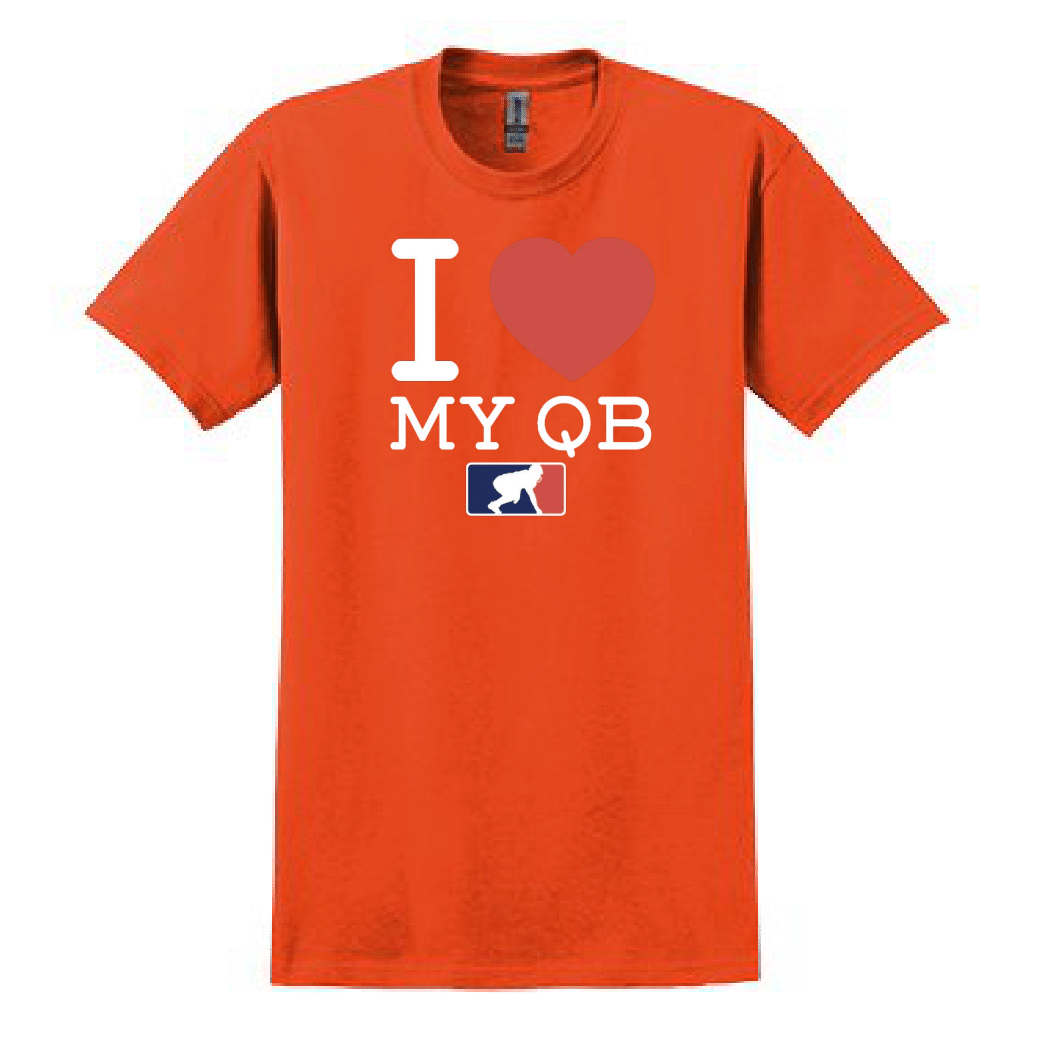 I <3 MY QB - Heavyweight T-Shirt